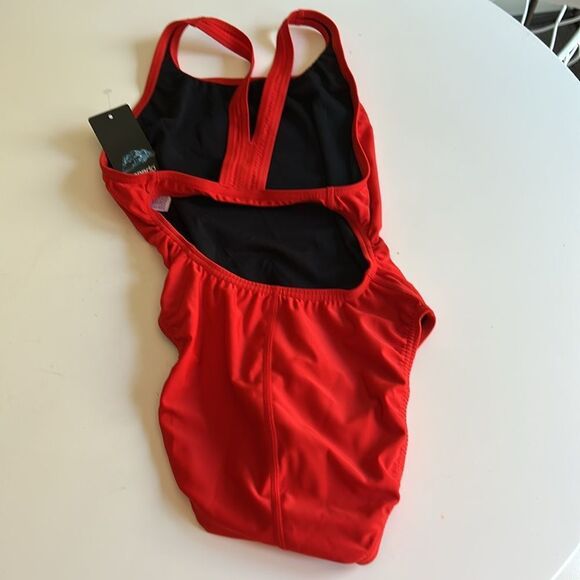 SPEEDO Women's ProLT Super Proback Solid One Piece Red,size 36/10,NWT - Picture 6 of 10